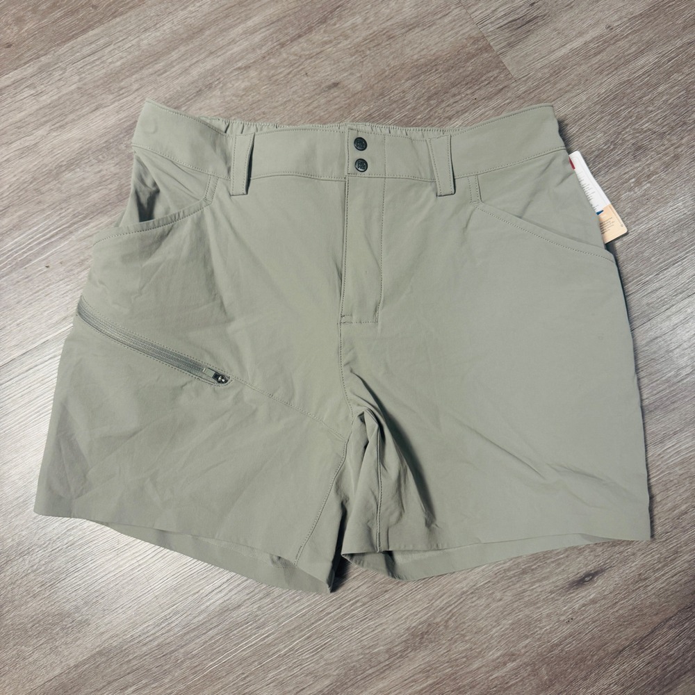 Duluth Trading Co AKHG Womens Roadless Shorts Sage Green 91420 SLX 008 NWT